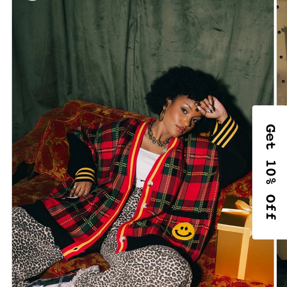 Dressed in LALA Do it Madly Oversized Cardigan